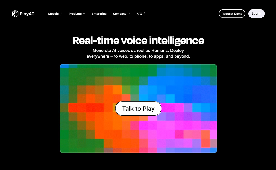 Play AI 공식 사이트