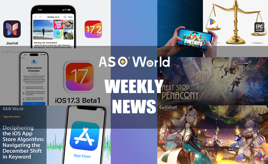 ASO 위클리(12월 11일~12월 17일)