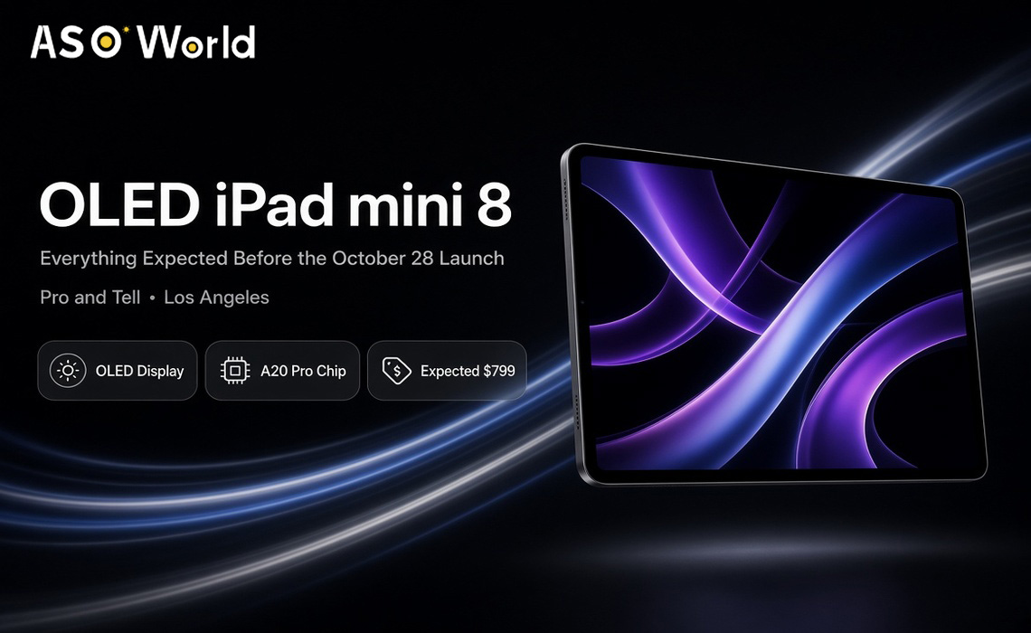 OLED iPad mini 8: Everything Expected Before Apple’s October 28 Launch, From Specs to Price