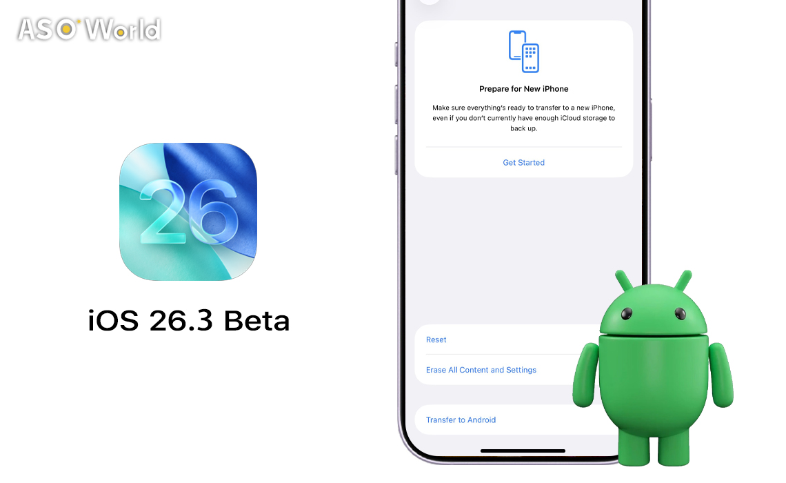 Что нового в iOS 26.3 Beta 1: перенос на Android и уведомления для носимых устройств