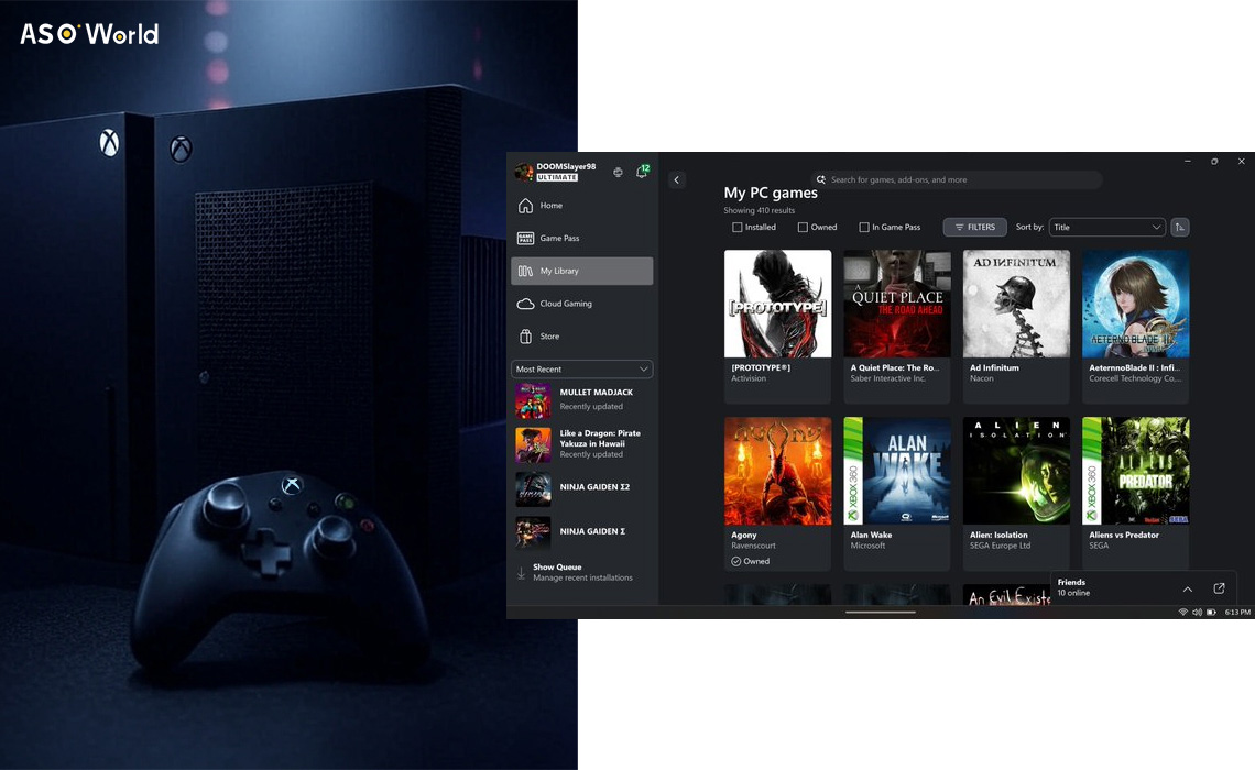 Xbox Console Games Hit PC App: A Preview of Unified Gaming
