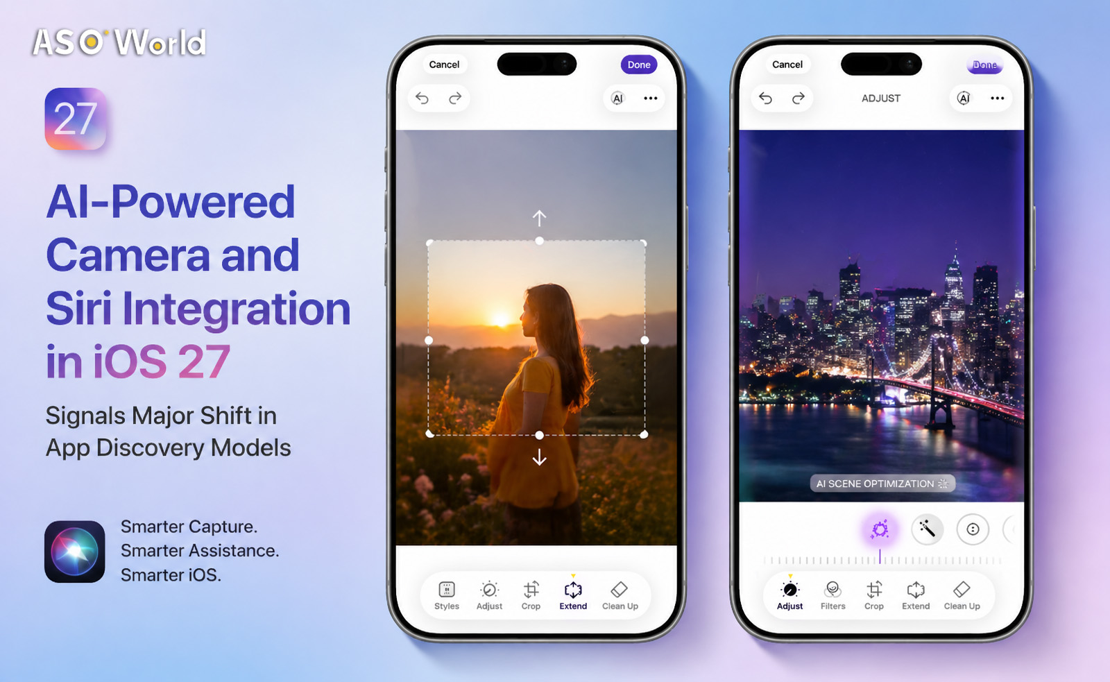 iOS 27에서 AI 기반 카메라 및 Siri 통합, 앱 발견 모델의 중대한 변화 예고