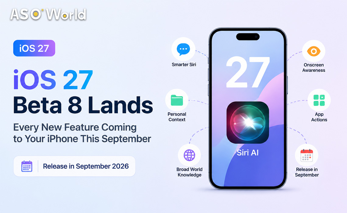 iOS 27 Beta 8 Lands — Every New Feature Coming to Your iPhone This September