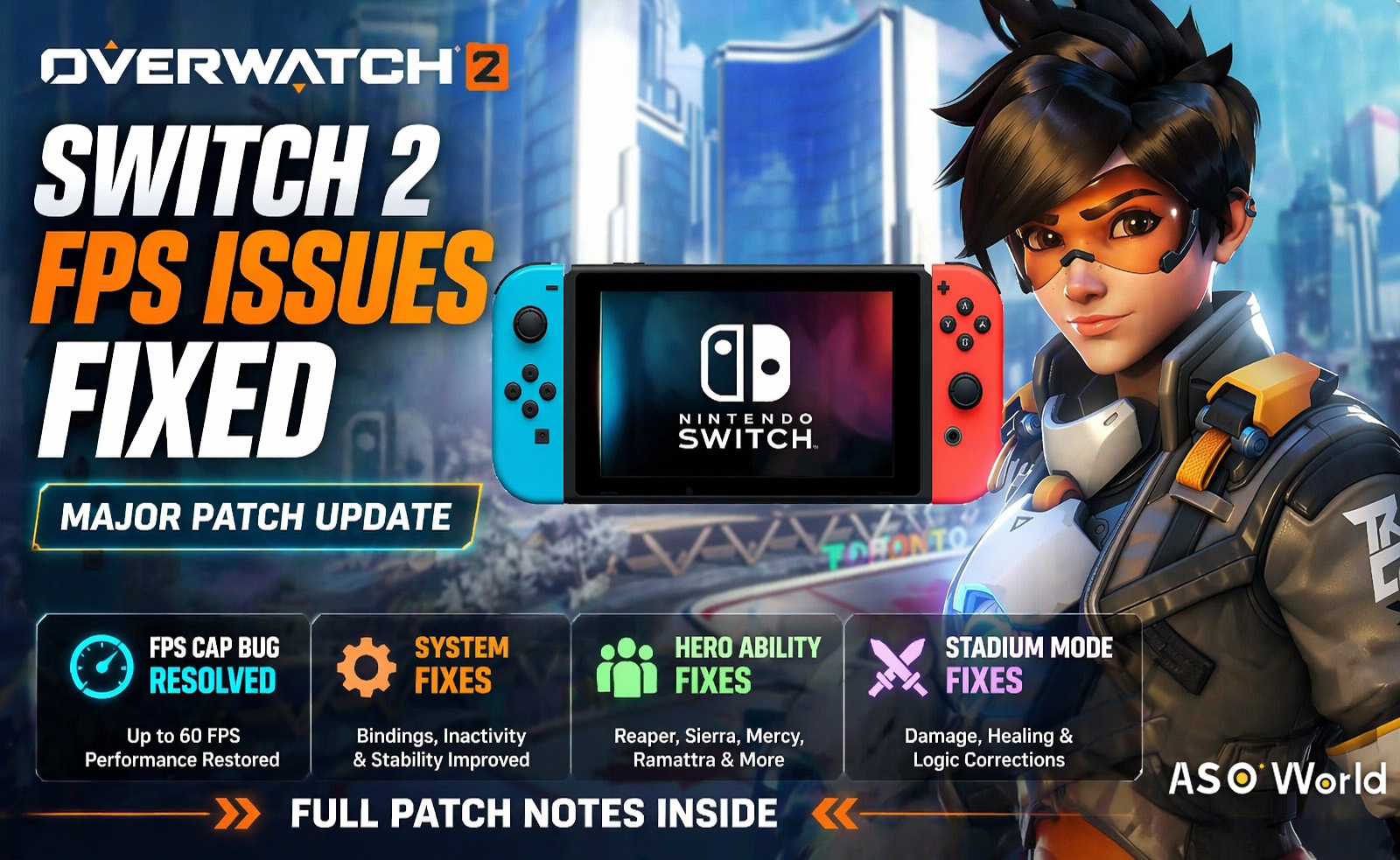Overwatch 2 Switch 2 Patch Resolves FPS Cap Bug and Core Gameplay System Errors