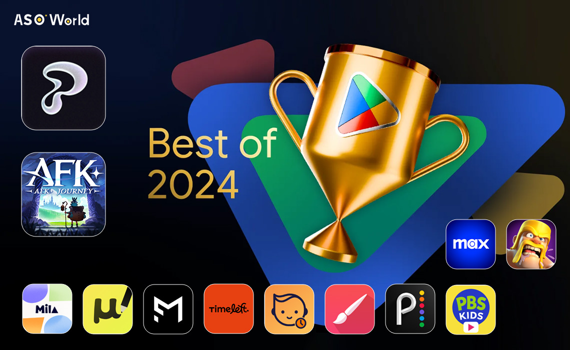 Google Play, 2024년 최고의 앱과 게임 발표