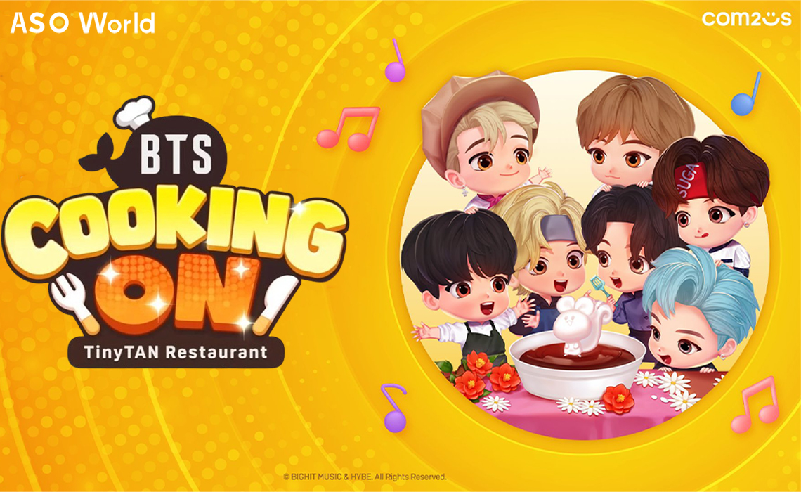 BTS Cooking On: 新しい料理ゲーム「TinyTAN Restaurant」が全世界で発売 - ASO World - ASO World