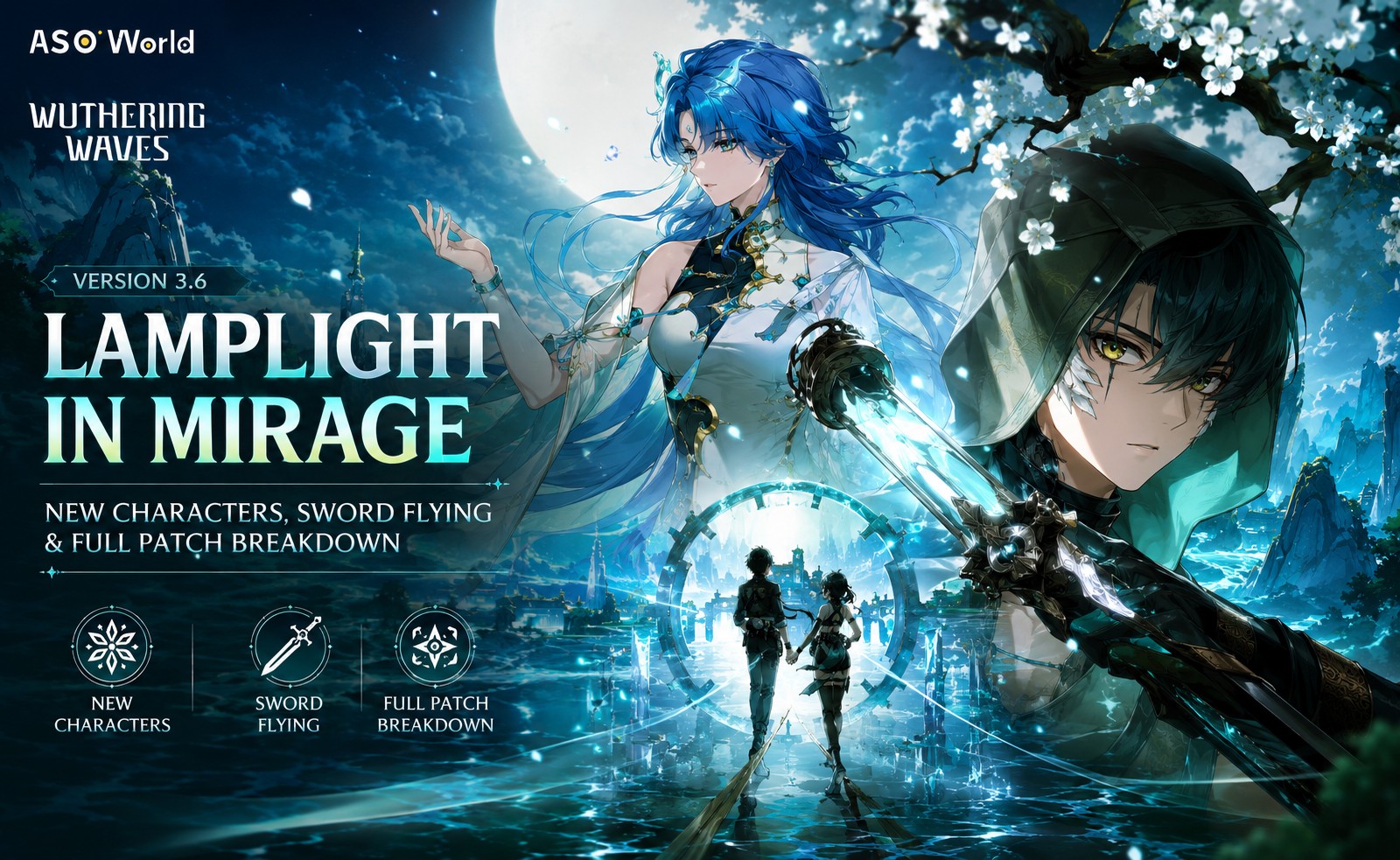 Wuthering Waves 3.6 "Lamplight in Mirage" Update: New Characters, Sword Flying & Full Patch Breakdown