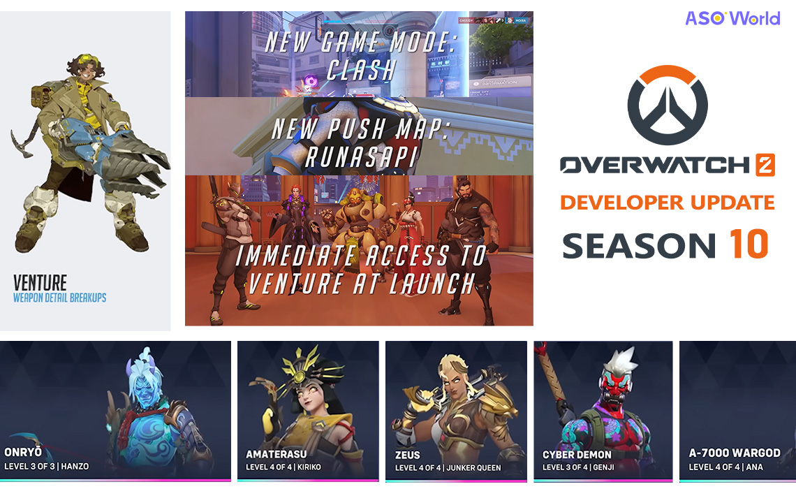 Overwatch 2 Season 10: New Heroes, Mythic Shop, Gameplay Updates