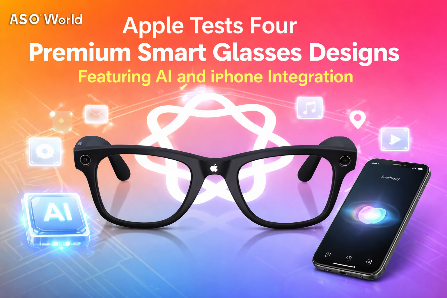 Apple Tests Four Premium Smart Glasses Designs Featuring AI and iPhone Integration