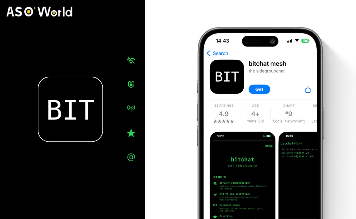 잭 도시의 새로운 메시징 앱 ‘Bitchat’, 앱스토어 등장과 함께 판도 변화