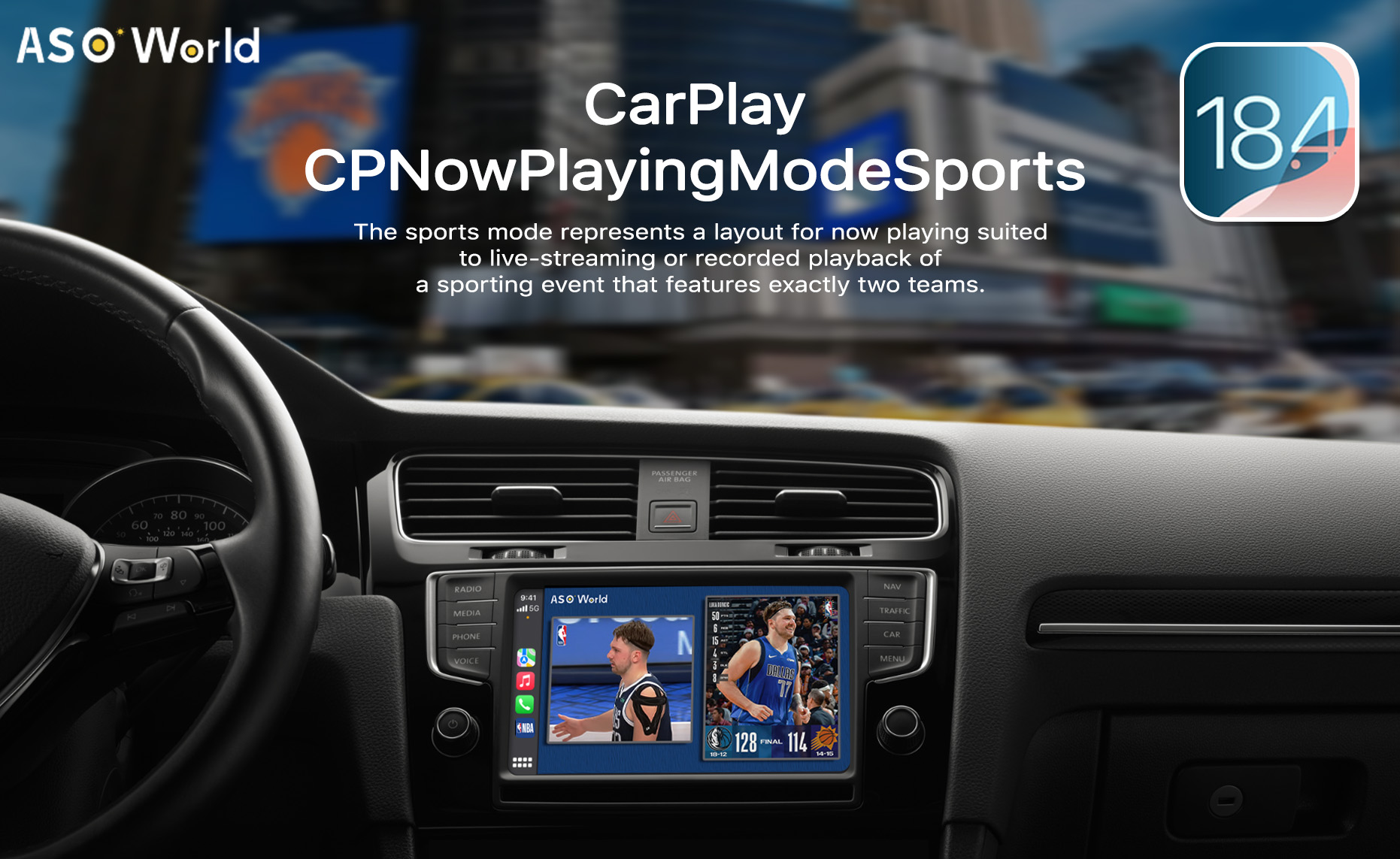 iOS 18.4 улучшает CarPlay для спортивных приложений с помощью нового API