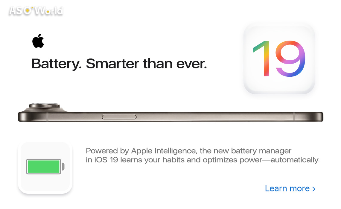 Apple представит AI-менеджер батареи в iOS 19