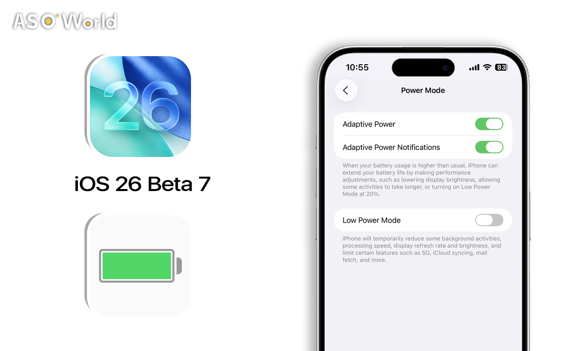 iOS 26 ベータ7の新機能：Adaptive Power（自動電力調整）通知と血中酸素測定が復活