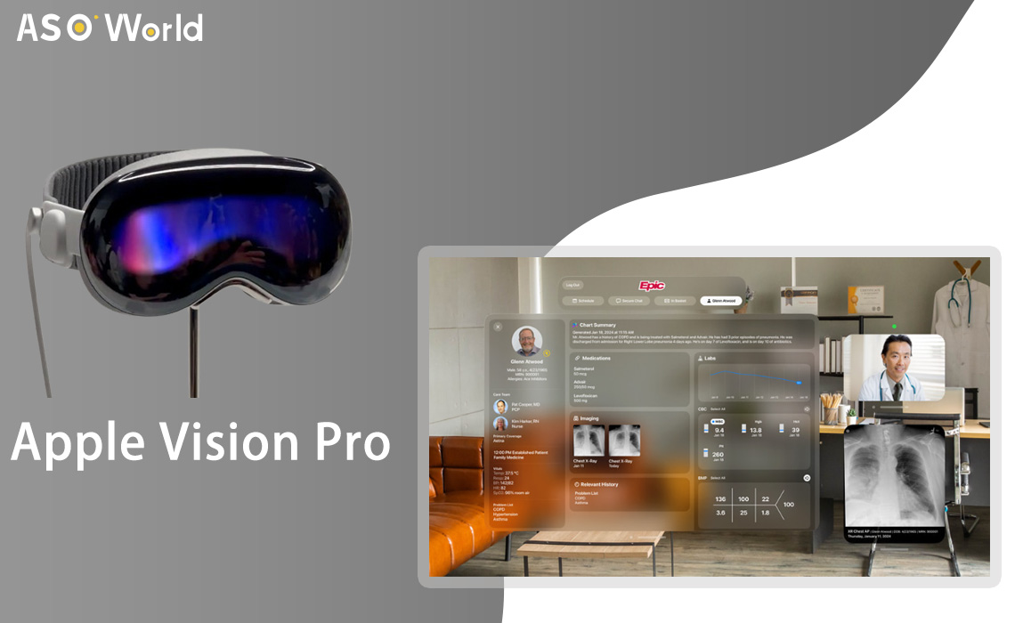 Apple Vision Pro, 새로운 앱으로 의료에 혁명을 일으키다