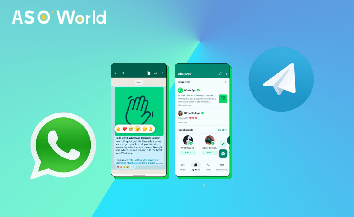 WhatsApp, Telegram의 기능과 유사한 채널의 글로벌 확장 공개