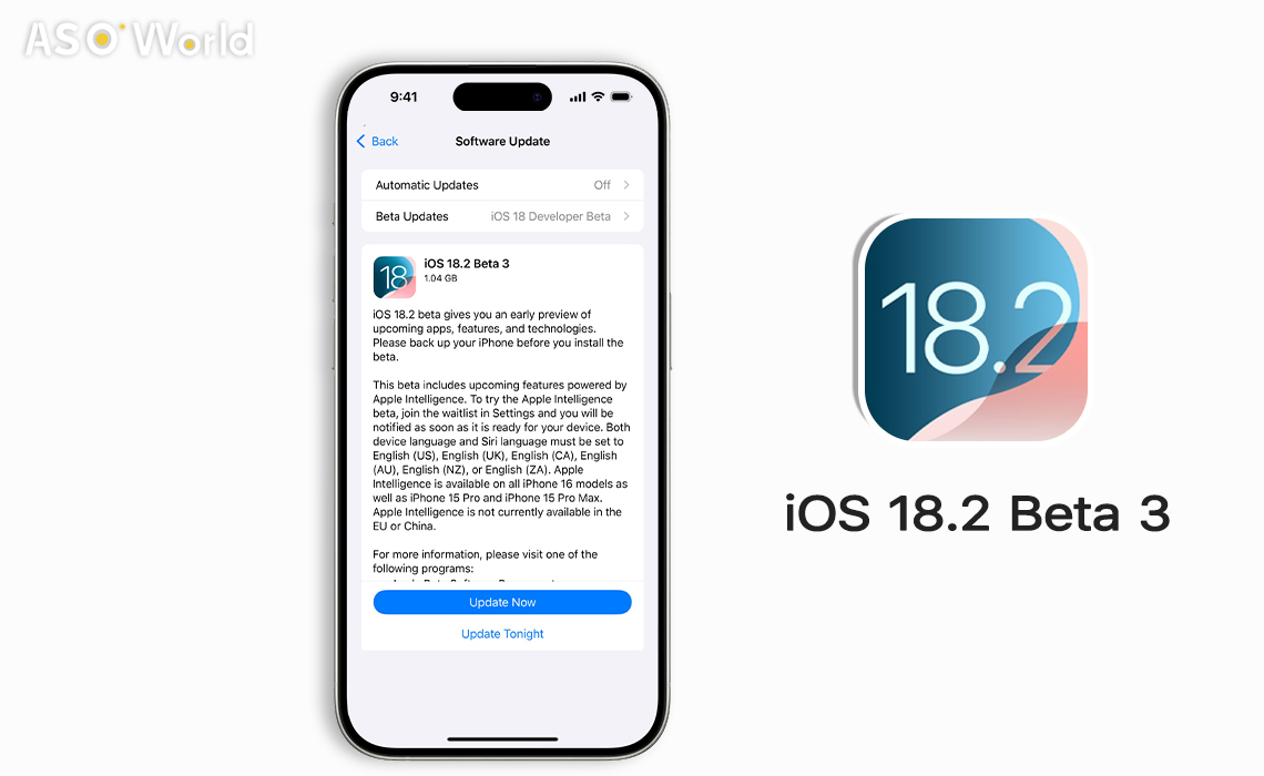 iOS 18.2 베타 3의 새로운 기능: 애플 인텔리전스, 카메라 제어 및 CarPlay 업데이트