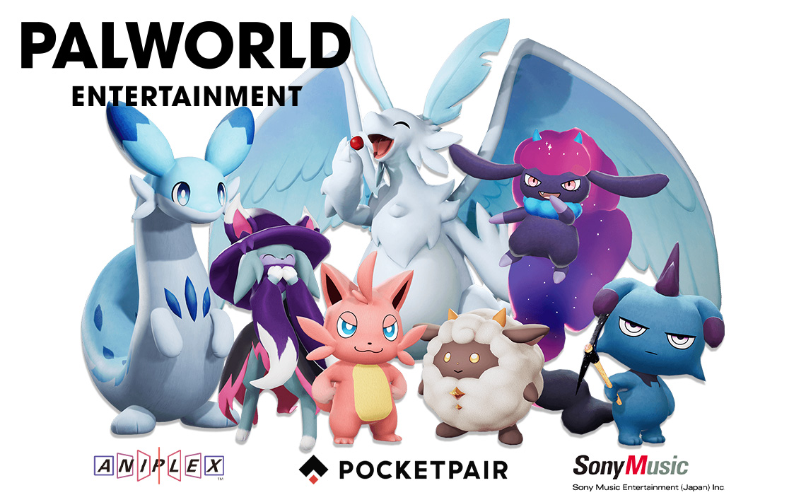 Pocketpair, Sony Music и Aniplex запускают совместное предприятие Palworld Entertainment