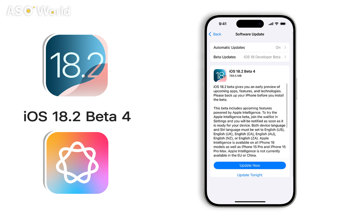 iOS 18.2 베타 4의 새로운 기능: 연락처 정보 표시, 기본 앱 관리, Apple 인텔리전스 업데이트