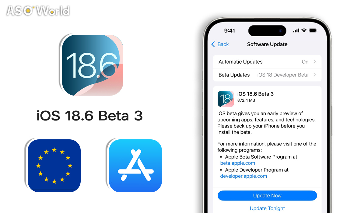 Что нового в iOS 18.6 Beta 3: соответствие требованиям ЕС и стабильность