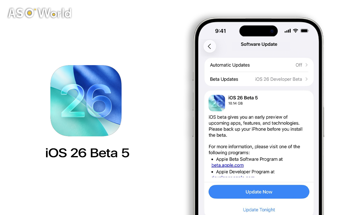 Что нового в iOS 26 Beta 5: улучшения Liquid Glass, упругие анимации и многое другое