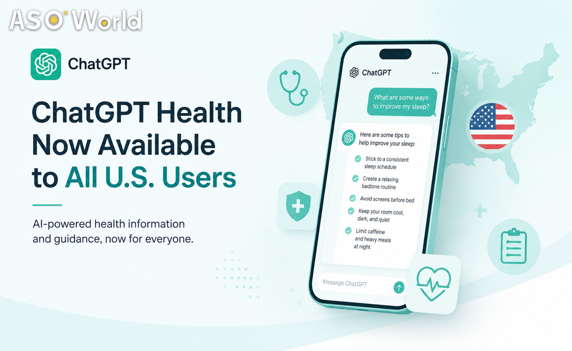 ChatGPT Health Rolls Out to All U.S. Users: What App Marketers Should Watch